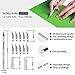 Wallpaper Smoothing Tool Kit, Multi-Function 15 Pcs Smoother Tools Set for Contact Paper Peel and Stick Wallpaper Car Wrap Vinyl Window Tint Glass Film Wallpaper Glue Adhesive Brush Tray Roller Knife