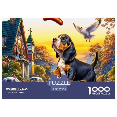 Rompecabezas de Beagle de 1000 piezas: calidez, naturaleza y diversión para tu hogar 2
