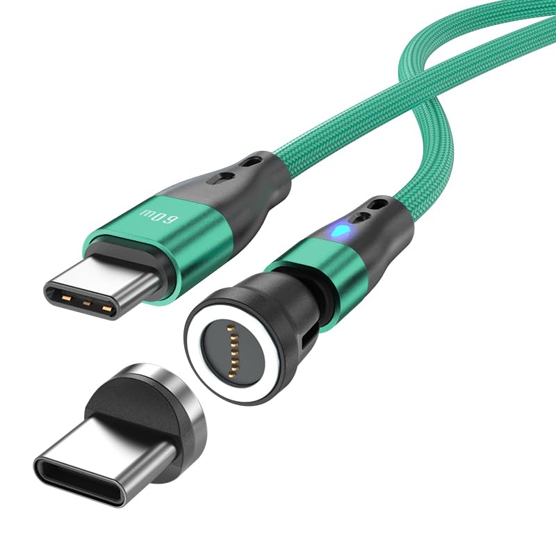 Amazon.co.jp: USB-C to USB-C マグネット 充電ケーブル 7pin 540度