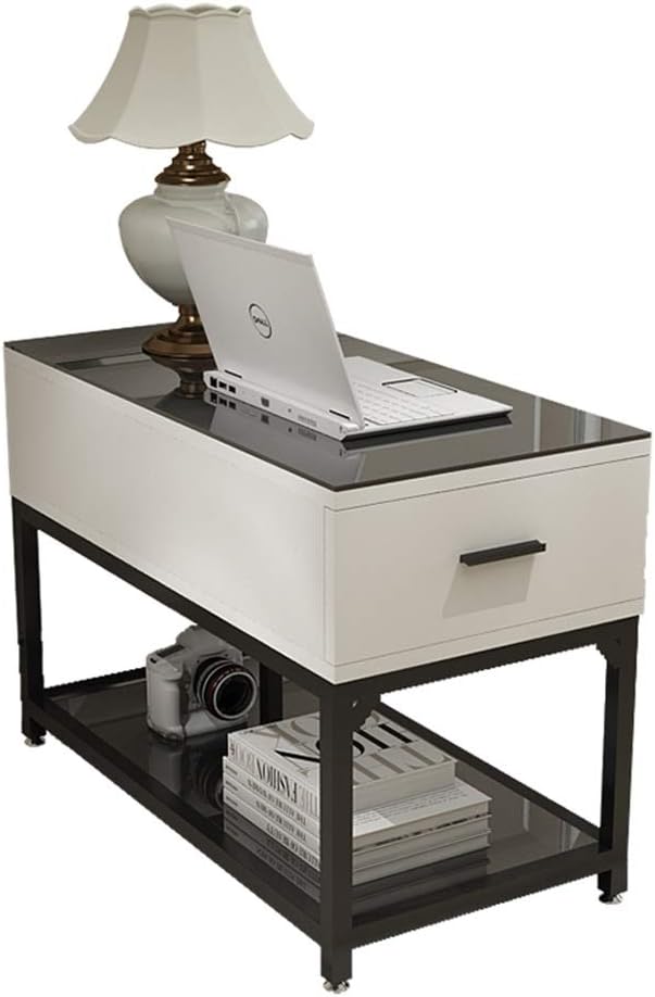 Nordic Nesting Table, Living Room Coffee Table, Bedroom Bedside Table, Two-Piece Set - Size Optional (Size : 70cm*40cm*55cm) (OneColor 80cm*40cm*55cm)