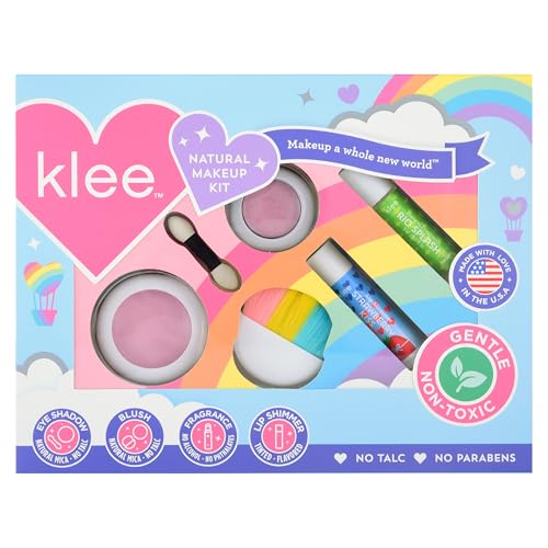 Klee Naturals Mineral Makeup Kit. Gentle and Non-Toxic. Kid-Friendly. Made in USA. (After the Rain)