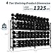 FinerFurnis 4-Tier Metal Wire Storage Rack for Food Service - Adjustable Industrial Shelving, 1060 lbs Capacity, Commercial Kitchen, Pantry, Garage, 71