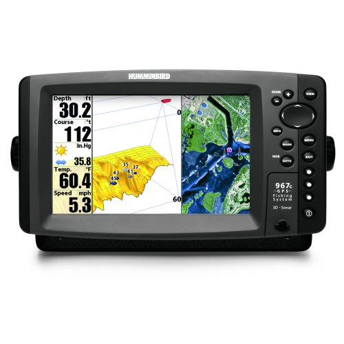Humminbird 967c 3D Combo 8-Inch Waterproof Marine GPS and Chartplotter