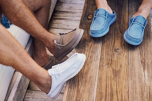 Image of HEYDUDE Men's Wally Slip Stretch Canvas | Men's Shoes | Men Slip-on Loafers | Comfortable & Light-Weight