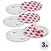 Produktbild Rauchmelder Magnethalter - 3er Set - Selbstklebend für alle gängigen Rauchmelder - 3M Klebepads mit Magnethalterung zur einfachen Befestigung ohne Bohren und Schrauben
