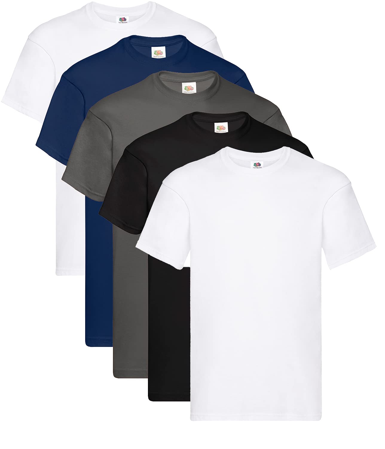 Fruit of the Loom Men's T-Shirt Iconic Tee, Lightweight Ringspun Tee, 5 Pack — view 17