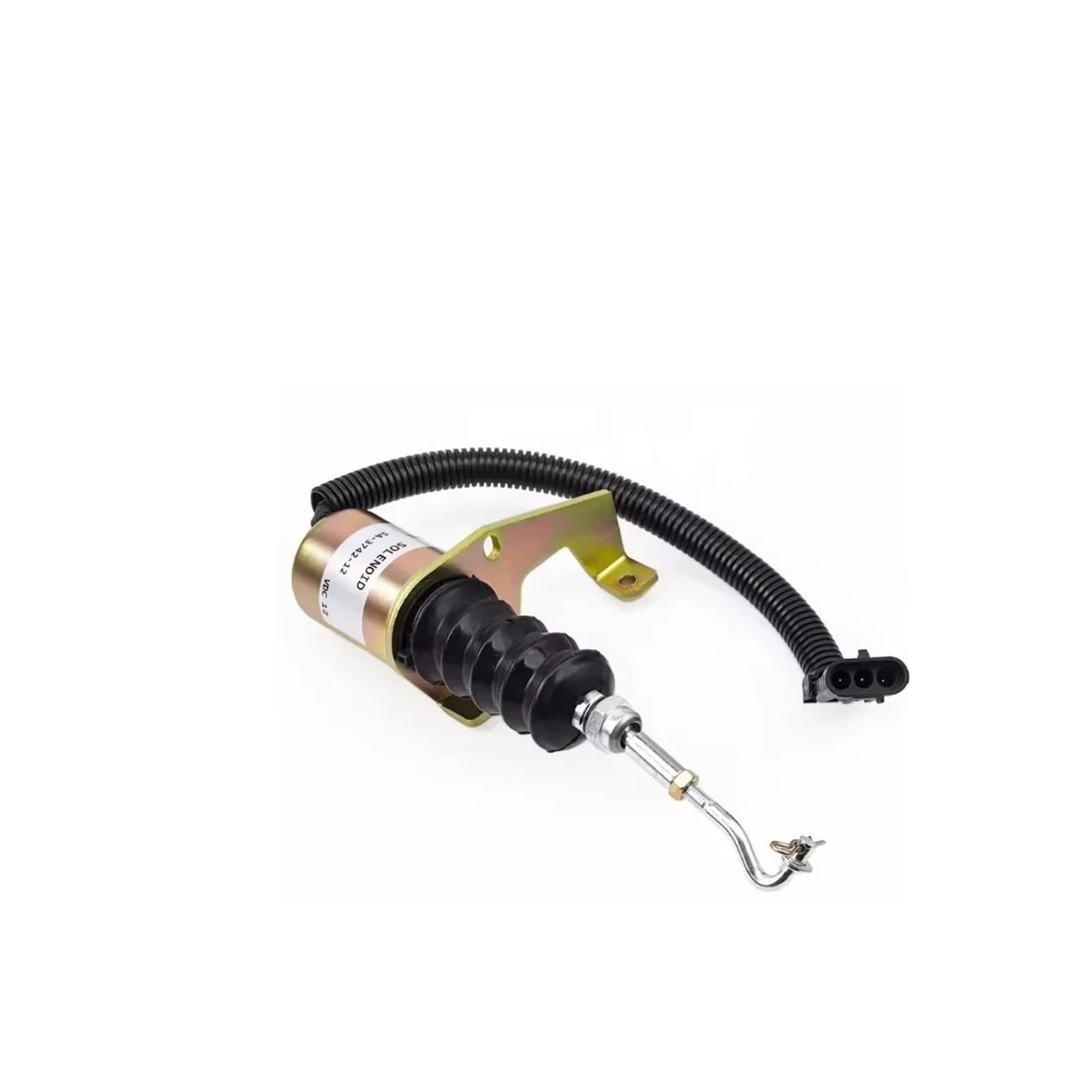 Solenoide de corte de combustible SA-3742 12 Válvula solenoide de parada de combustible del motor diésel Interruptor solenoide Válvula magnética