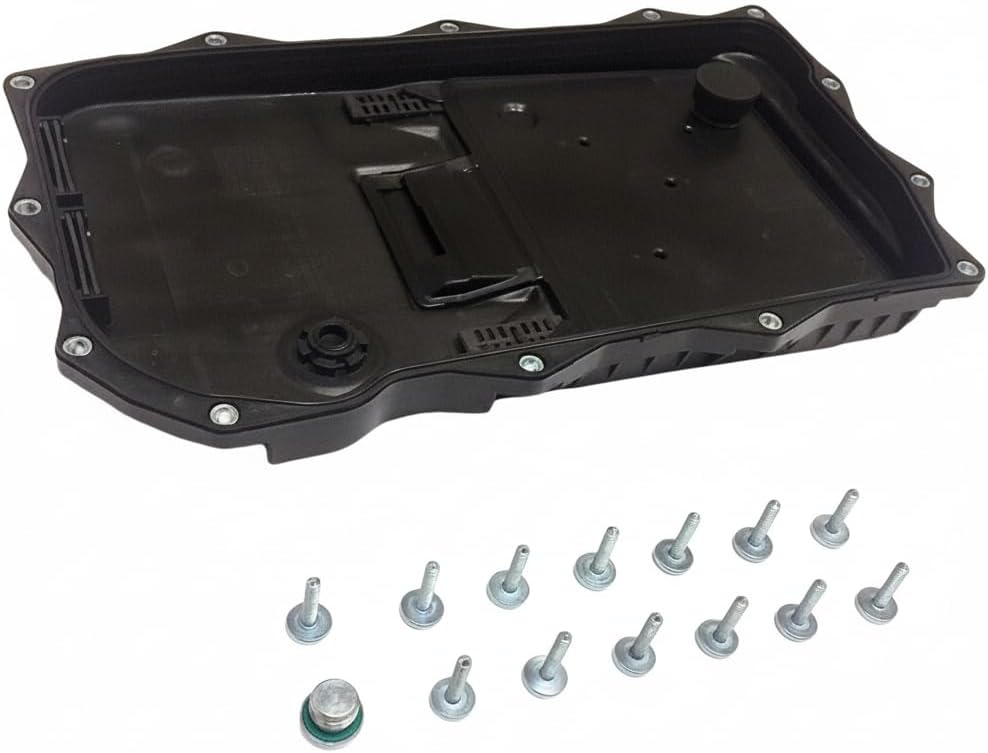 Transmission Oil Pan with Gasket Fits for BMW 228i 230i 320i 325i 328i 330i 335i 428i 535i 550i 640i 650i 740Li 740i 750Li 750i X3 X5 Z4 2010-2017 - OE# 24117624192 24117613253