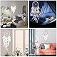 Dream Traumfänger Kinder, Federn Traumfänger im Böhmischen Stil, Handgefertigt Dreamcatcher für Wandbehang Hochzeit Wohnkultur Ornamente Handwerk (Weiß)