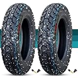 Pneus neige 3.00-10 Pneus neige 49P Pneus neige tubeless Bande de roulement antidérapante...