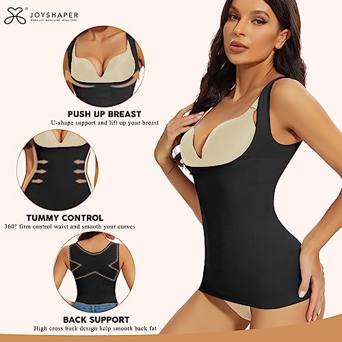 JOYSHAPER Women's Underbust Tummy Control Shapewear Compression Tank Tops Slimming Tank2