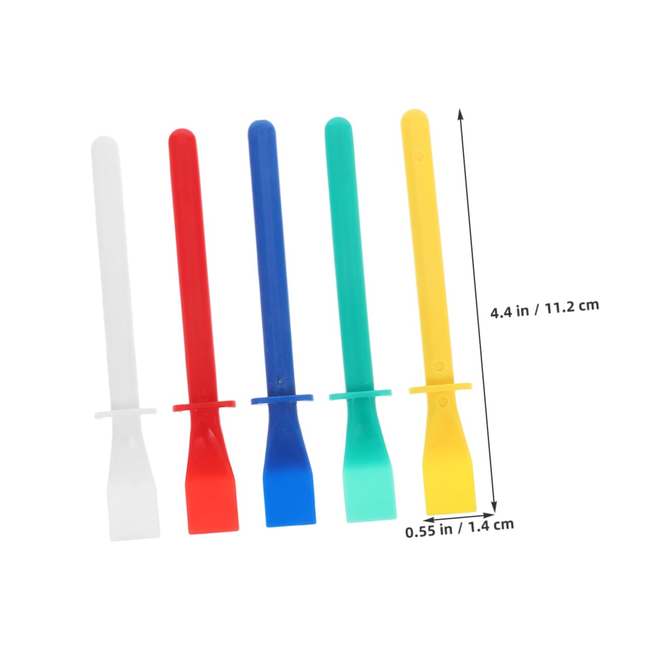 TEHAUX 250 Pezzi Kit Applicatori Colla Spatole per e Progetti Creativi Strumenti per Applicazione Colla e Raschiatura per da Te e Modellismo