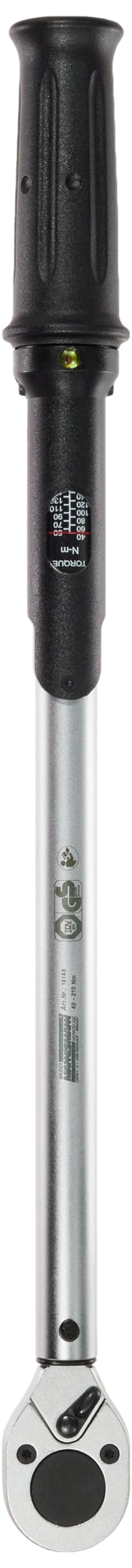 Mannesmann - M18145 - Llave dinamométrica 1/2", 42-210 Nm, con ventana
