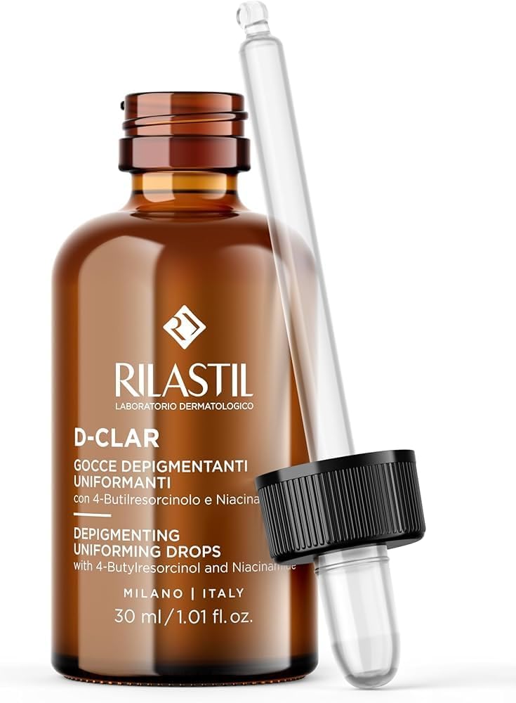 Rilastil D-Clar Depigmentation Concentrate in Drops, Intensive Treatment for Sunspots, Melasma, Hyperpigmentation, Suitable for All Skin Types, Size 30 ml
