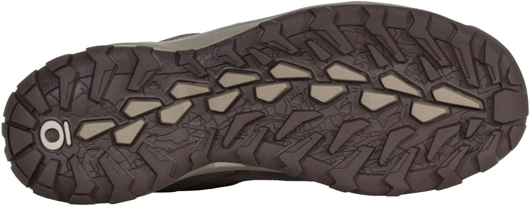 Oboz Men's Sypes Low Leather B-DRY Hiking Shoe, Morel Brown, 7.5
