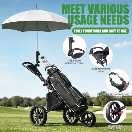 Blodhm 3 Wheel Golf Push Cart