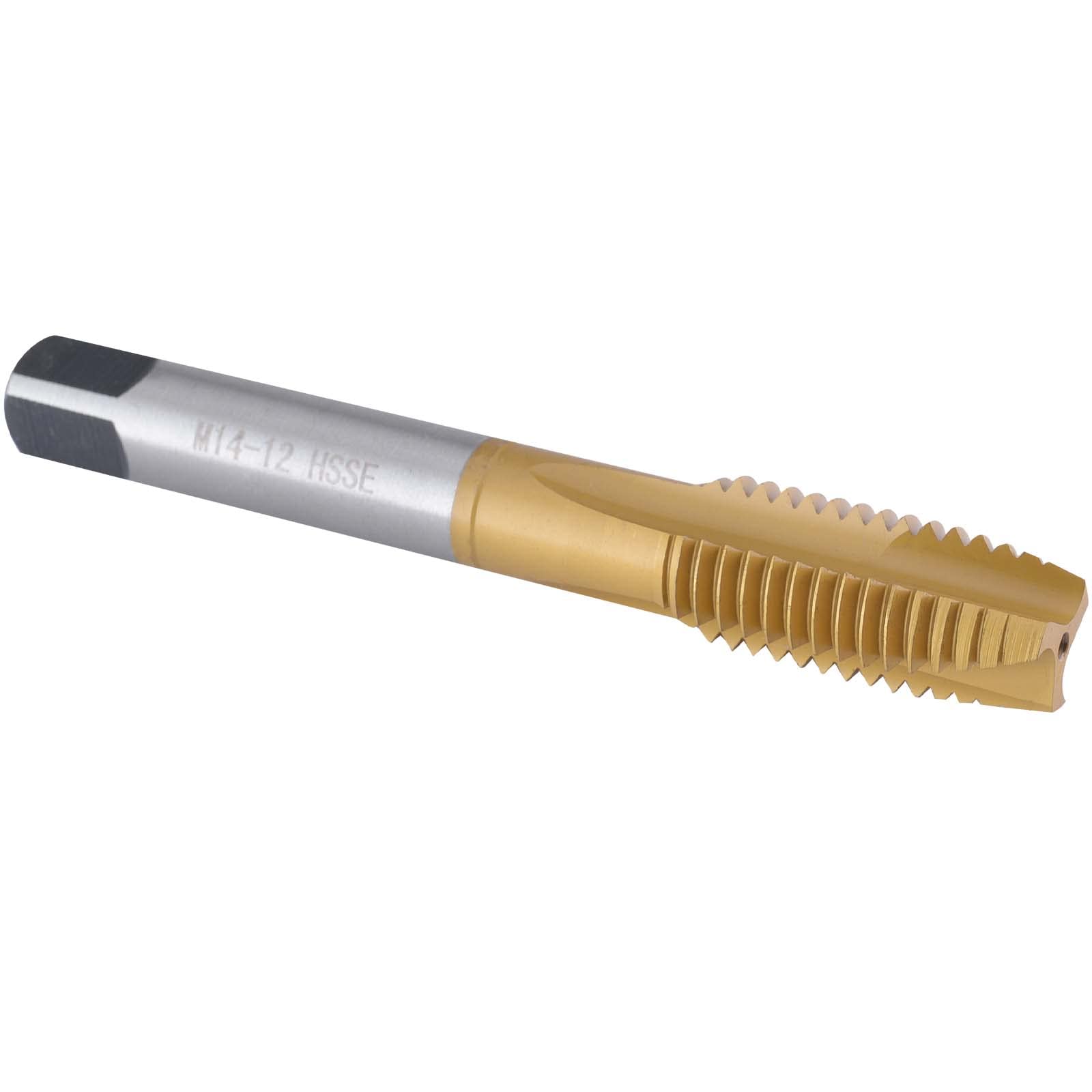 Taraud à Cannelure Hélicoïdale M4 X 07 - ROKOO - HSS Revêtu De