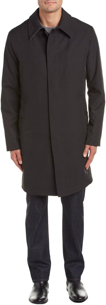 Cole Haan Men's Water Resistant Rain Coat with Removable Liner