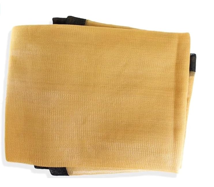 SUN GUARD 8' x 20' Tan Sunshade Net | 100% High Density Polyethylene | UV Resistant | Reinforced Edges | 8 ft x20 ft (2.4 m x 6.1 m) | Effective