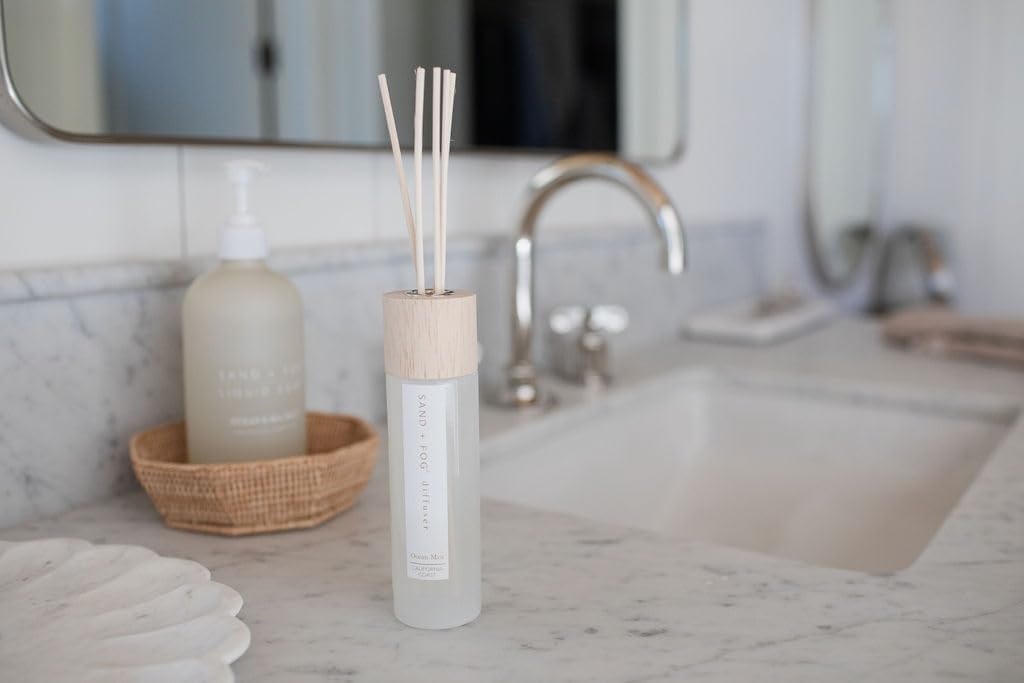 Sand + Fog Ocean Mist Reed Diffuser | Made with Essential Oils | Fill Your Home with the Your Favorite Luxurious Fragrance
