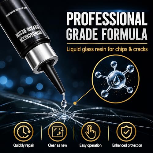 Windshield Repair Kit for Chips and Cracks, Nano Auto Glass Repair Fluid by Callmynm - Image 5