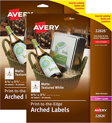 Étiquettes de vin autocollantes AVERY ne se décollant pas à l'humidité