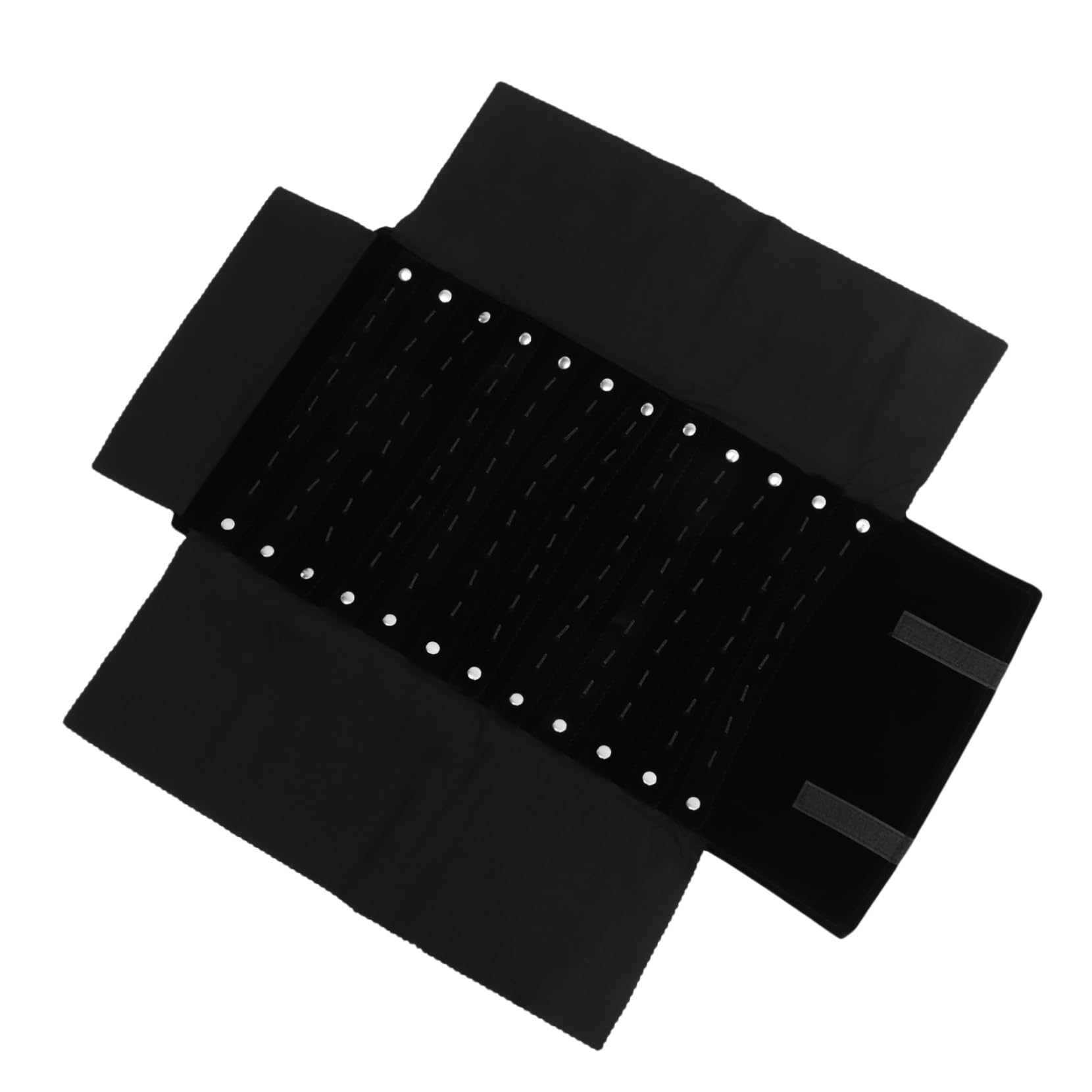 SOESFOUFU Travel Jewelry Organizer Roll Bag Multifunctional Jewelry Storage for Necklaces Bracelets Accessories for Travel Daily Use Portable Space-saving Design