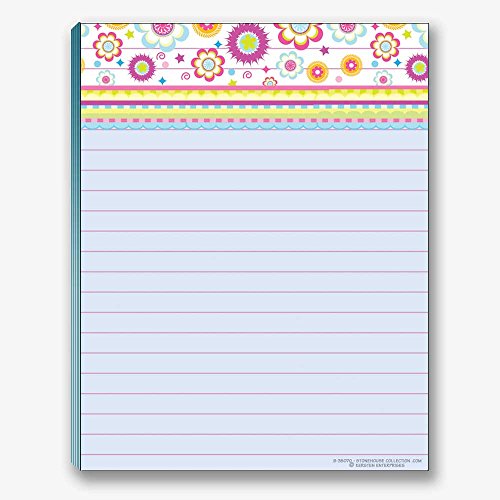 Image of Fun Pattern Designs Pads - USA Made- 4 Assorted Notepads - Shopping List, Teachers, Home, Office, Small Gift - USA Made
