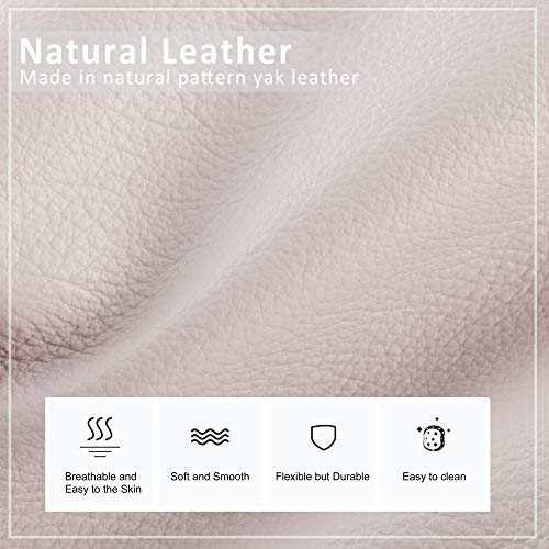 Image of befen Genuine Leather Small Crossbody Bags for Women Cell Phone Bag Cross Body Purses,Silver Zipper