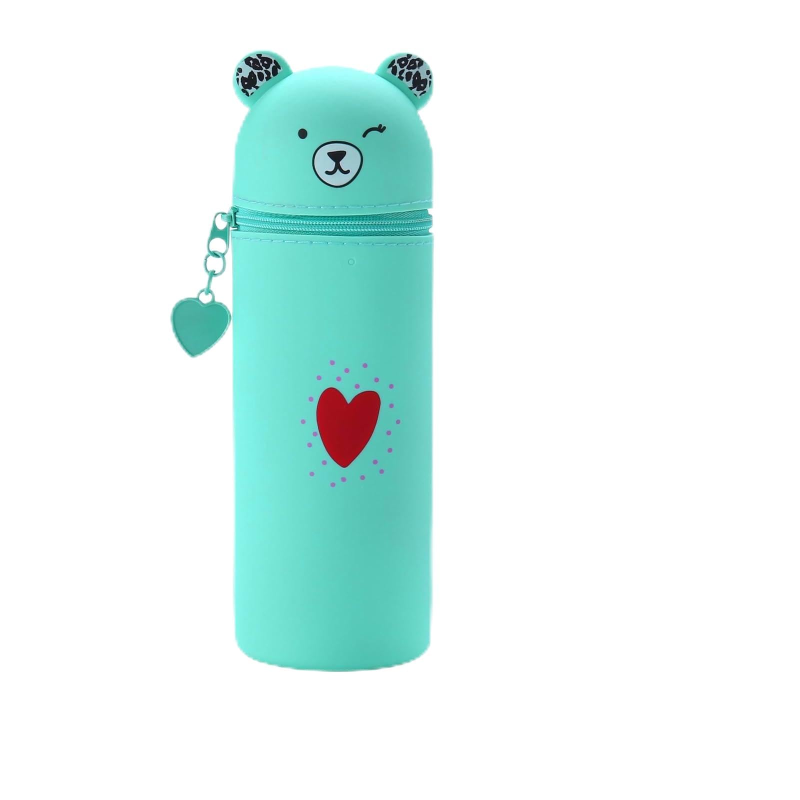 Kawaii Panda Federmäppchen - 2-in-1 Silikon Stifteetui Mit Standfunktion