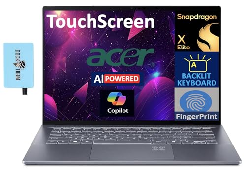 acer Swift 14 AI Copilot+ PC 14.5C` ^b`XN[ 2.5K UHD 120Hz fBXvC (Snapdragon X Elite X1E-78-100 12RAA16GB DDR5A2TB SSDAQualco