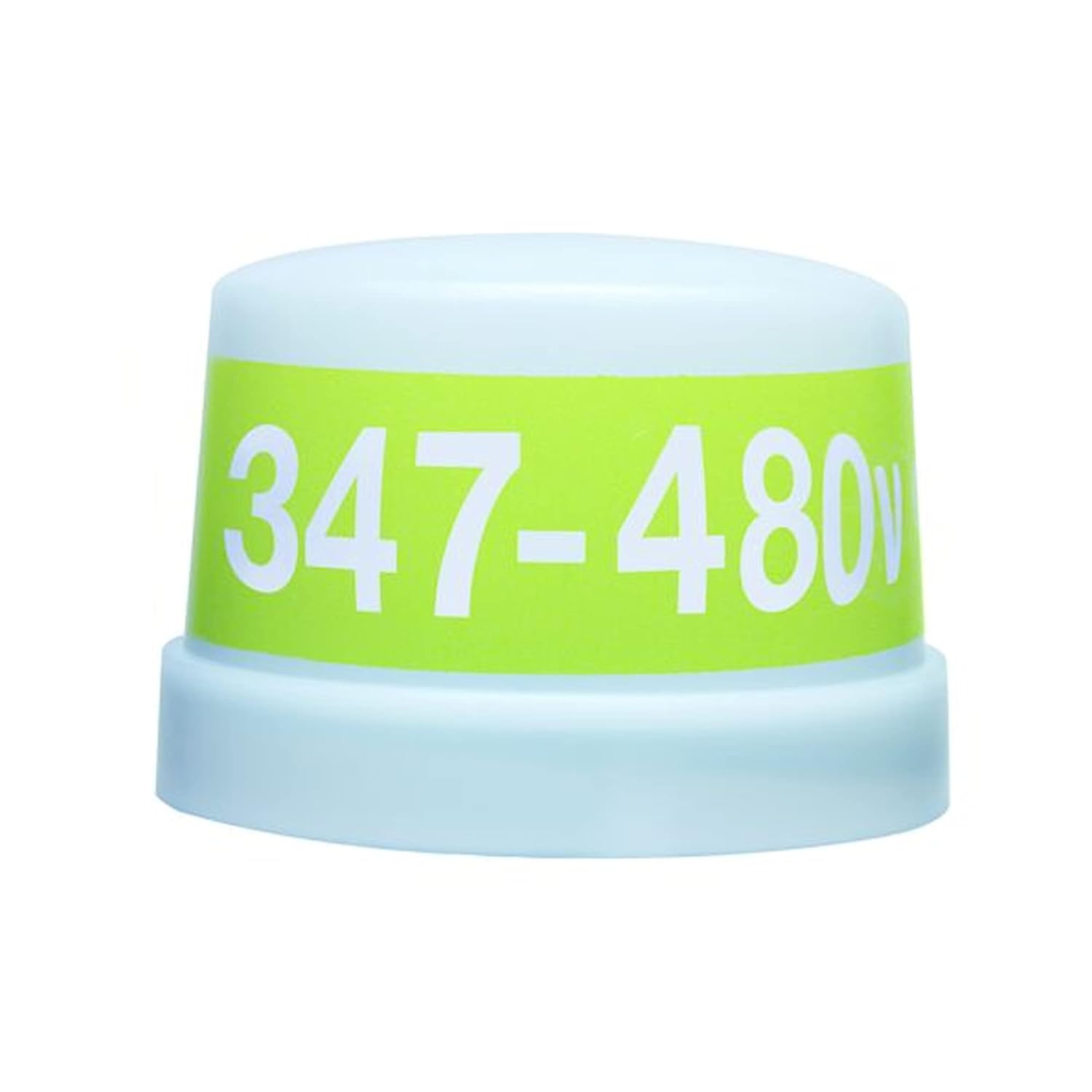 Intermatic Ek4537 Select Grade Locking Electronic Photocontrol 347-480-Volt Ac White with Yellow Band Nightfox