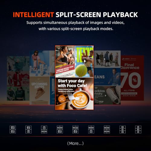 Image of Touch Screen Digital Kiosk, 65 Inch Interactive Digital Signage Display for Retail, Mall, Office Lobby, Events, Advertising Board with Built-in Media Player