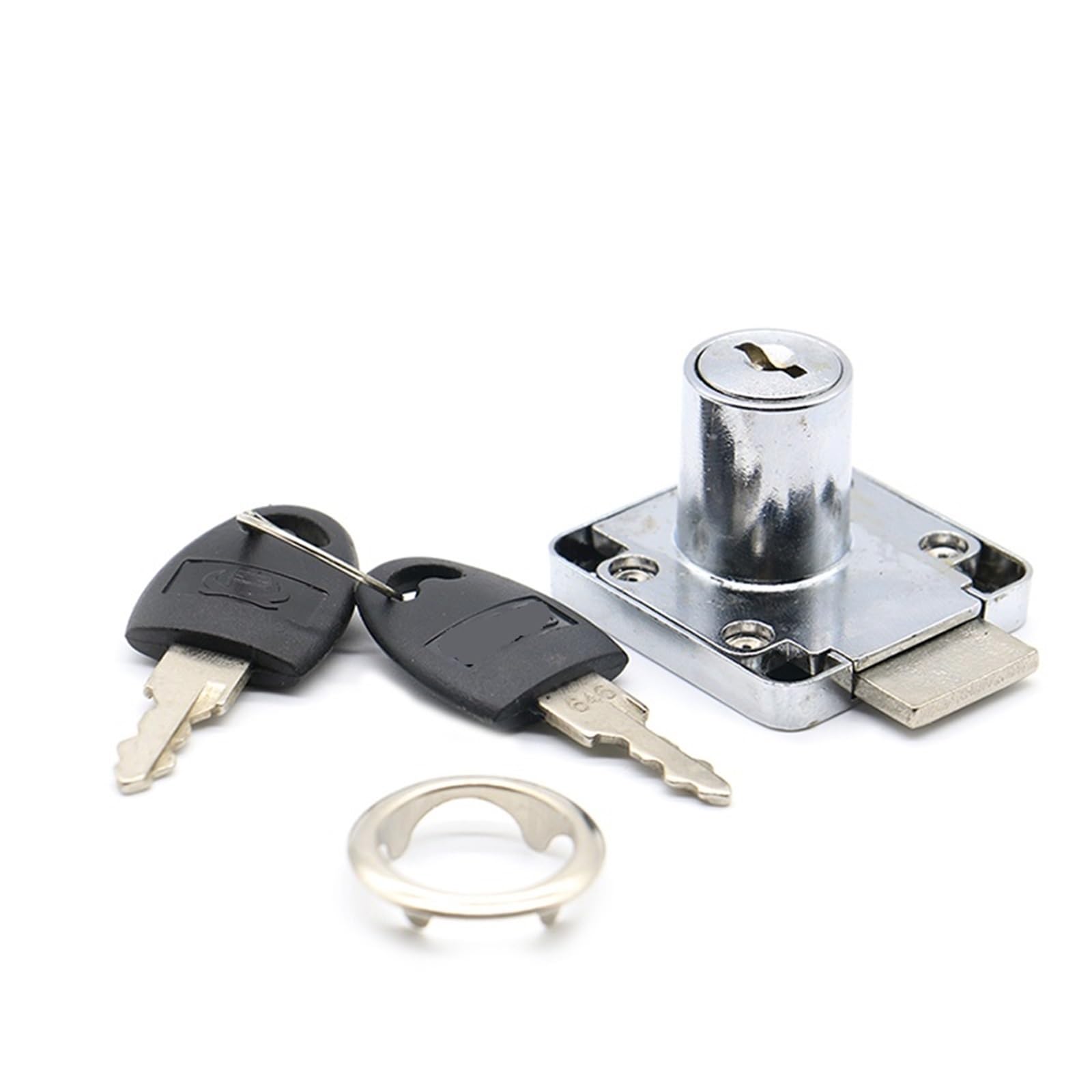 Serrure à came universelle anti-usure pour sécuriser placard et tiroir de bureau 22mm