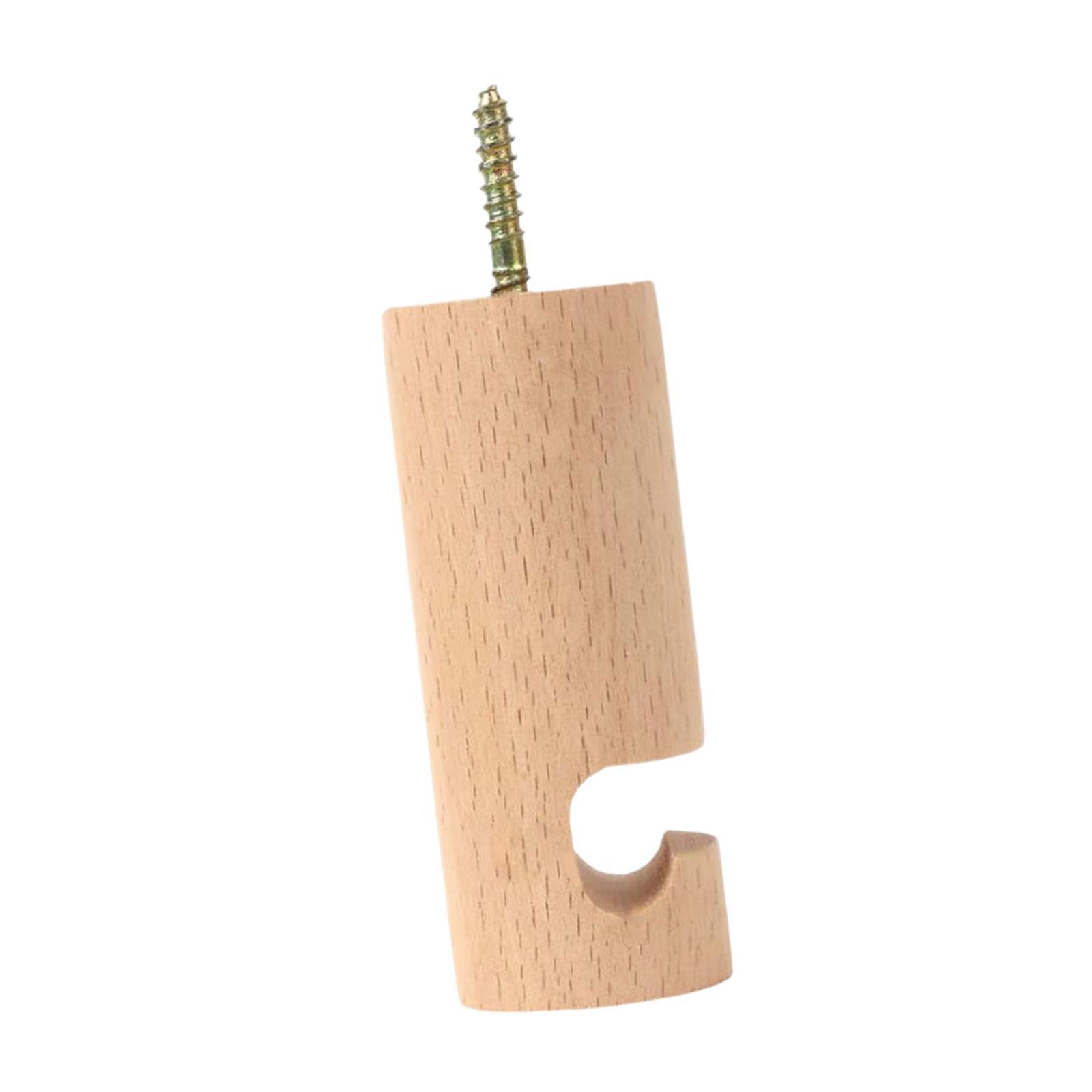 Gancho de Techo de Madera, Soporte para Colgadores de Plantas Modernos, Gancho para Colgar Campanillas de Viento