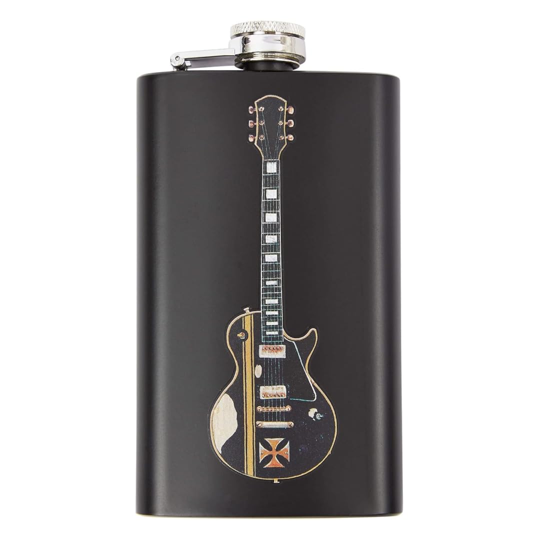 Flasque Jimi Hendrix Acier Inoxydable 6 Oz – Édition Originale Avec Illustration Iconique