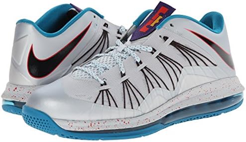 Nike Men's Air Max Lebron X Low Basketball Shoes (10.5, Raspberry Red/Blueprint-Court Purple-FLS - 579765 601) | Image 6