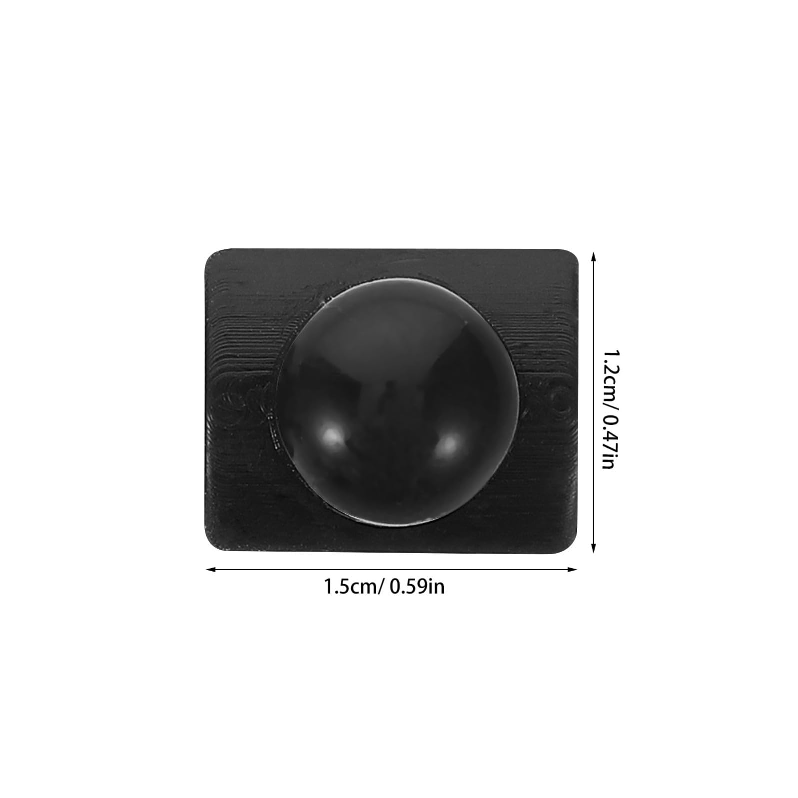 Toddmomy 30 Pezzi Tappo di Copertura Interruttore in Gomma Nero per Torcia, Cappuccio Rotondo Facile Installazione, per Attività Notturne All'aperto