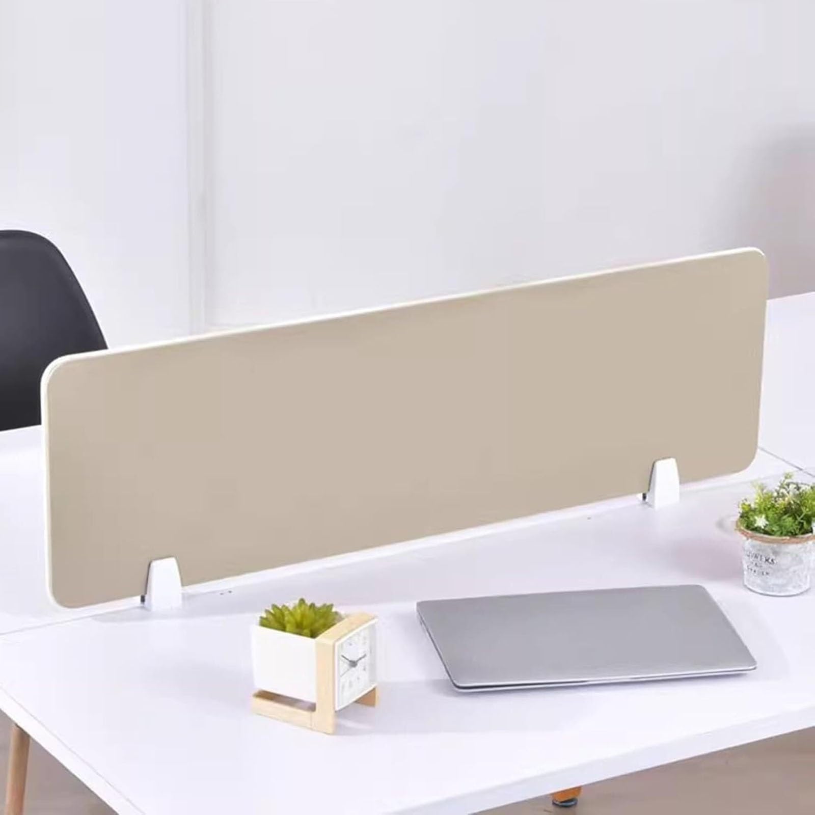 Cloison de séparation de bureau, panneau d'intimité amovible à clipser, écran de bureau portable pour poste de travail, bibliothèque ou école
