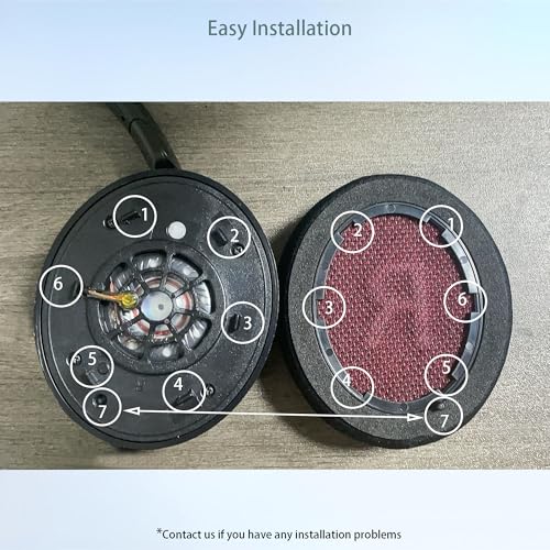 Earpads compatibles con Teufel Real Blue, Blue NC, Real Pure (2020) auriculares estéreo (cuero proteico y almohadillas de espuma viscoelástica) miniatura 3