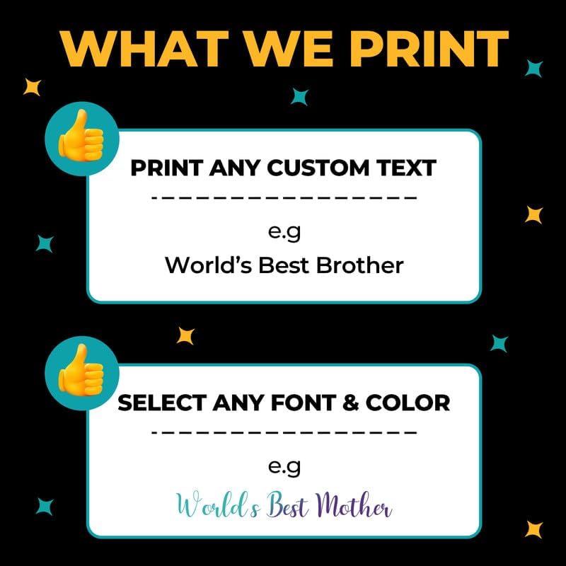 Custom Text T-Shirt for Men & Women | Add Your Own Text Cotton Shirt | Customizable Unisex Graphic Tee | Gift for Him & Her - Image 4