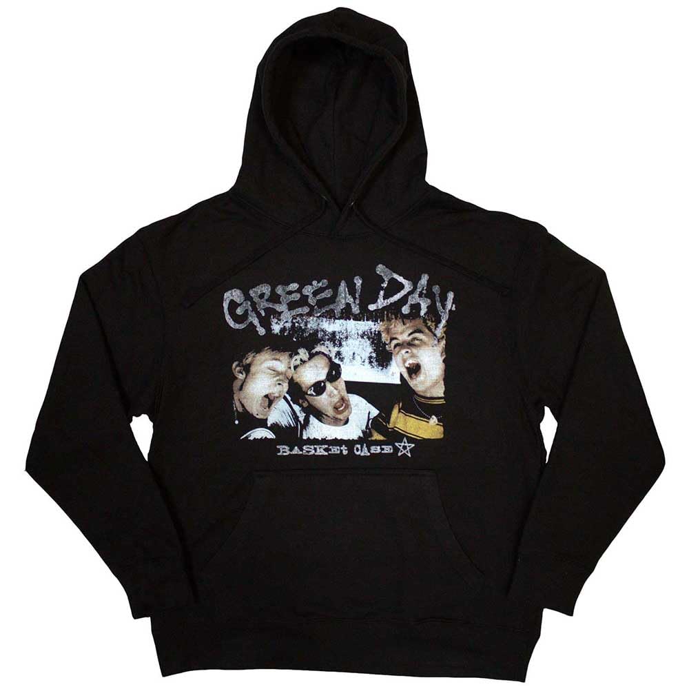 Rock Off officially licensed products Green Day Basket Case Star Logo Pullover Hoodie M