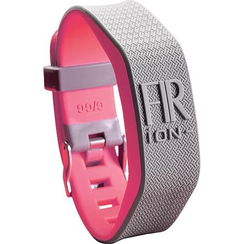 Bracelete/Pulseira Magnético FIR ÍON - E-energy - Cinza/Rosa (P/M
