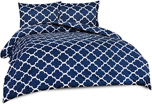 Utopia Bedding 3-Piece Duvet Cover Set – 1 Duvet Cover with 2 Pillow