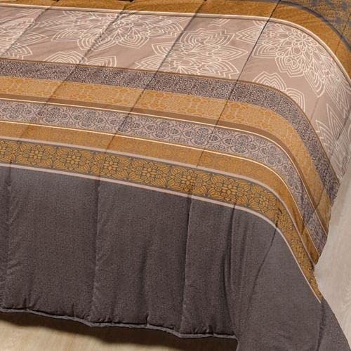 Mortreux Couette légère imprimée Tomiris/Non tissé Blanc - 2 Personnes 220 x 240