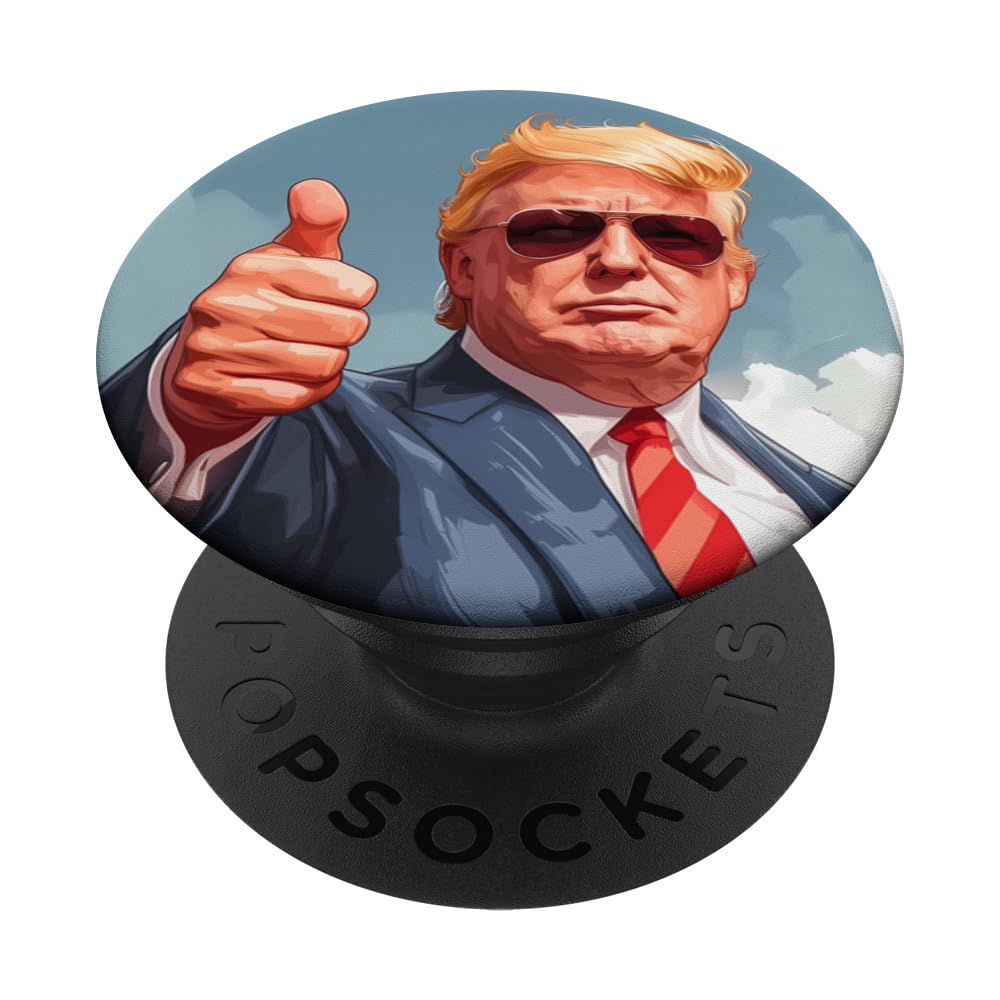 Trump Leaders Gaze Thumbs Up PopSockets Standard PopGrip