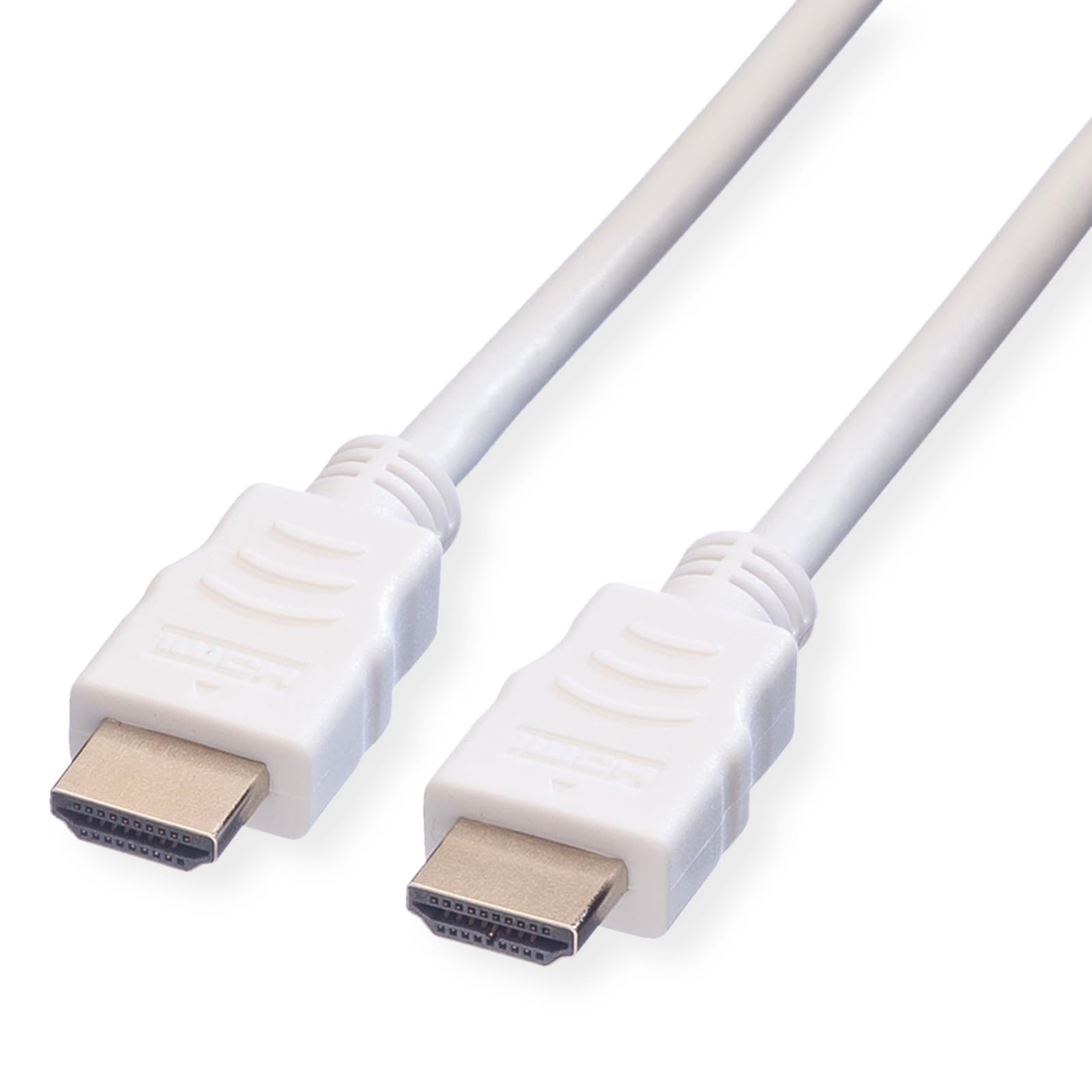 Cable HDMI de alta velocidad con Ethernet blanco de 7,5m para evitar interferencias visuales 6