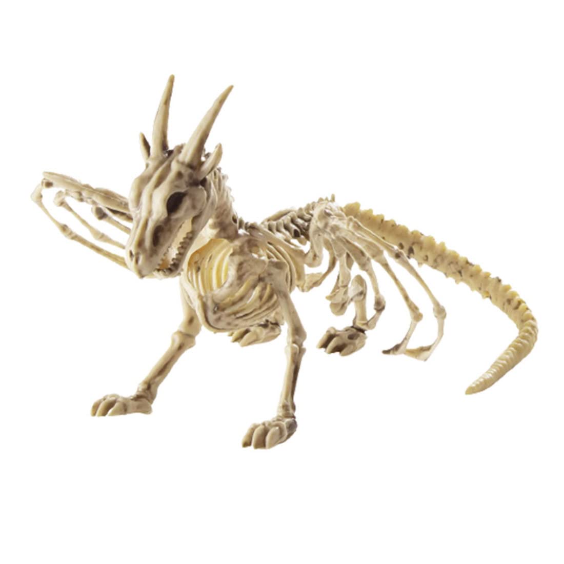 Snner Decoraciones de Halloween decoración de Esqueleto de dragón plástico Vidas alguacy Dragon Esqueleto de dragón de Miedo Adorno de Huesos de Animales.