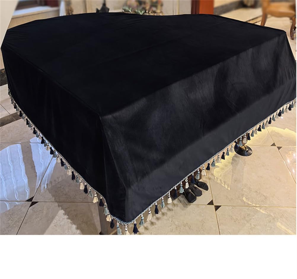Personalizzata Di Lusso in Velluto Per Pianoforte A Coda, Copertina Protettiva Decorativa in Velluto Spesso A Prova Di Polvere Per Pianoforte A Coda, Indispensabile Per Il Pianoforte,B220,Custom