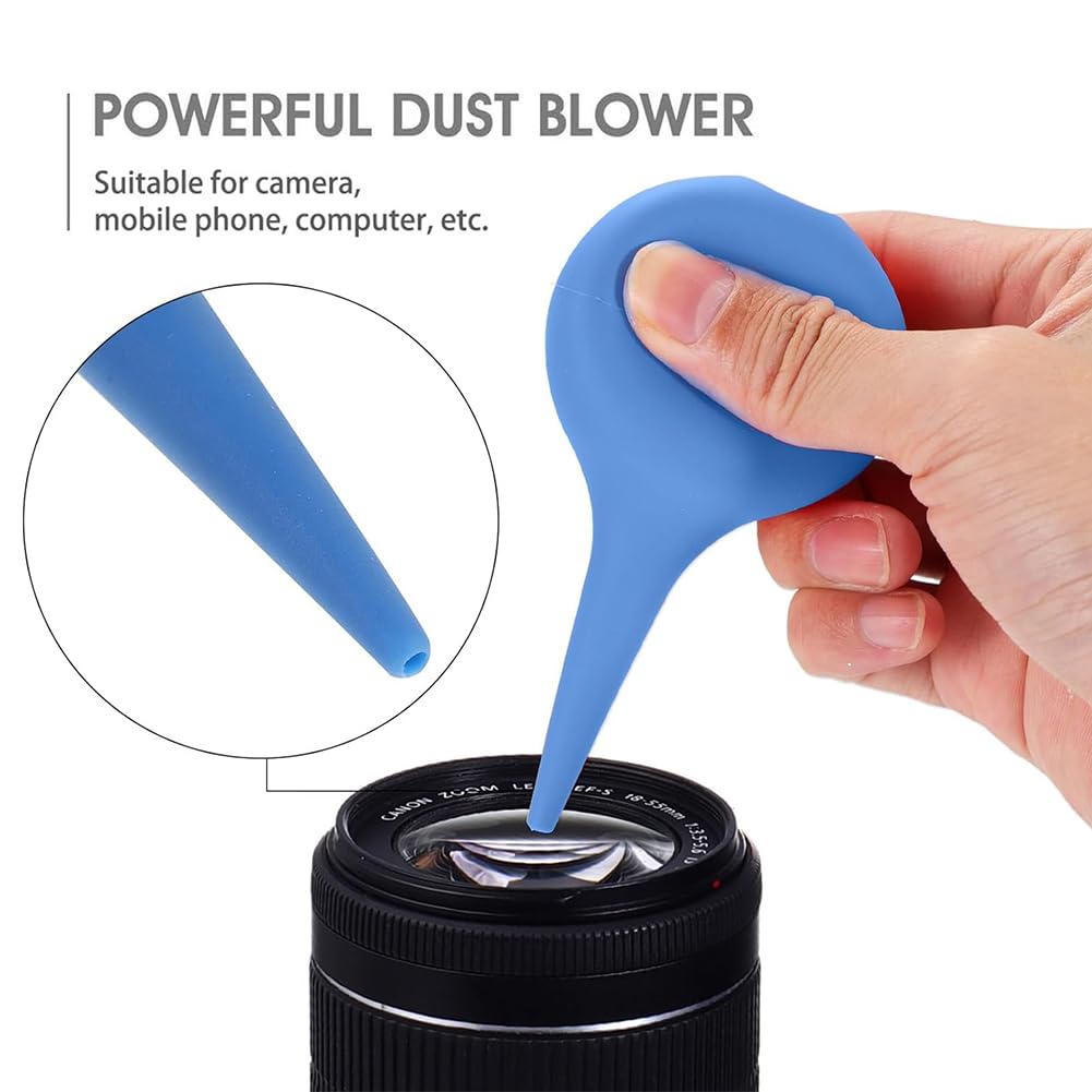 Set Pulizia Orecchie Multiuso – 2 Palline In Gomma E 1 Rimuovi Cera – Strumento In Silicone Per Igiene E Polvere - 2